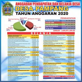 Anggaran Pendapatan dan Belanja Desa Pampang Tahun 2020